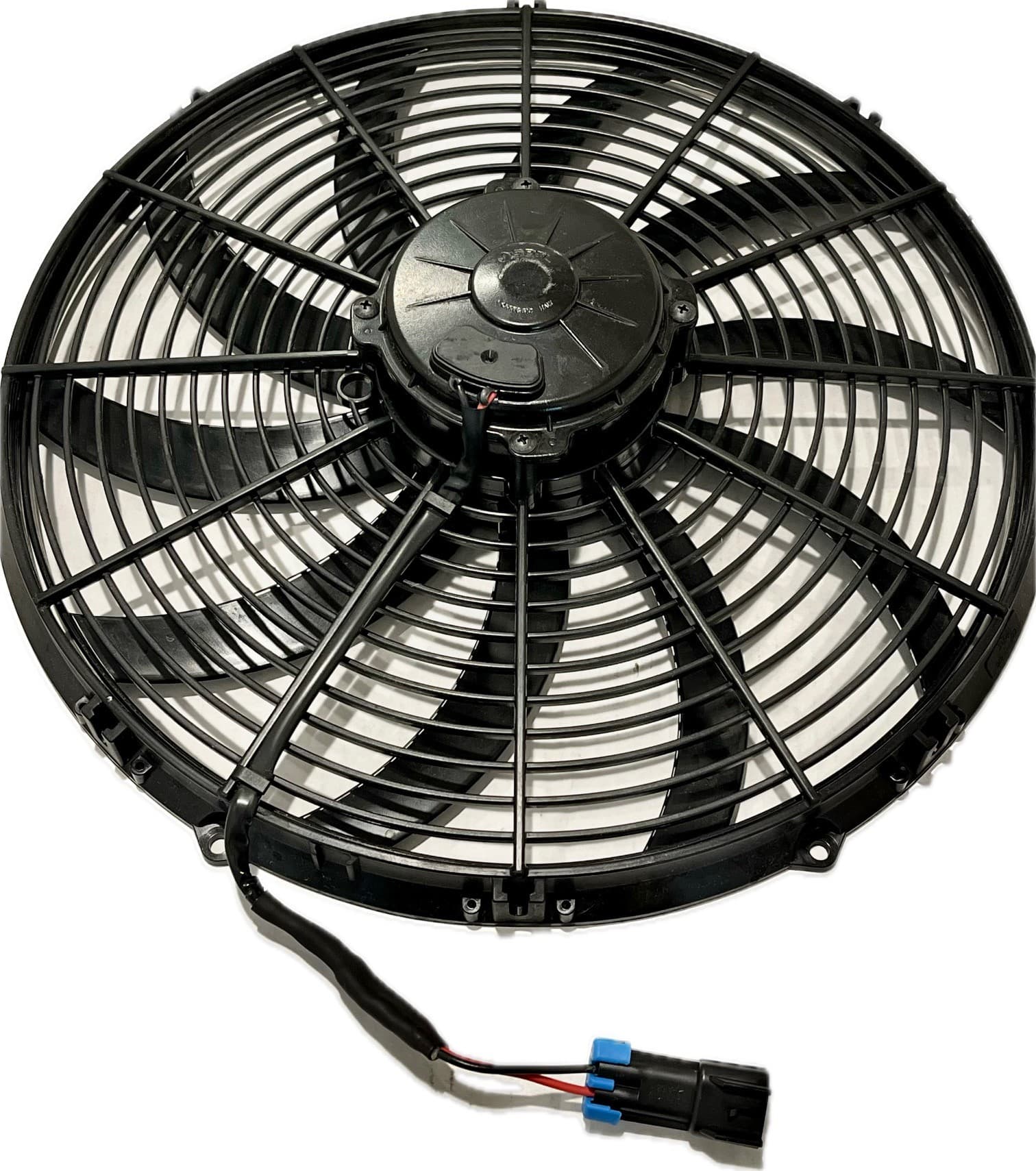 SPAL 16" **USED** SPAL Fan - 30102050 16" 12 Volt Puller Fan Puller Curved Blades 2024 CFM Sealed Cooling for Thermo King Tripac APU Evolution Carrier Condenser 78-2050 30102049 with Mating Connector Kit (Copy) (Copy) SPAL Fan - 30102050 USED 16" 12 Volt Puller Fan 2024 CFM