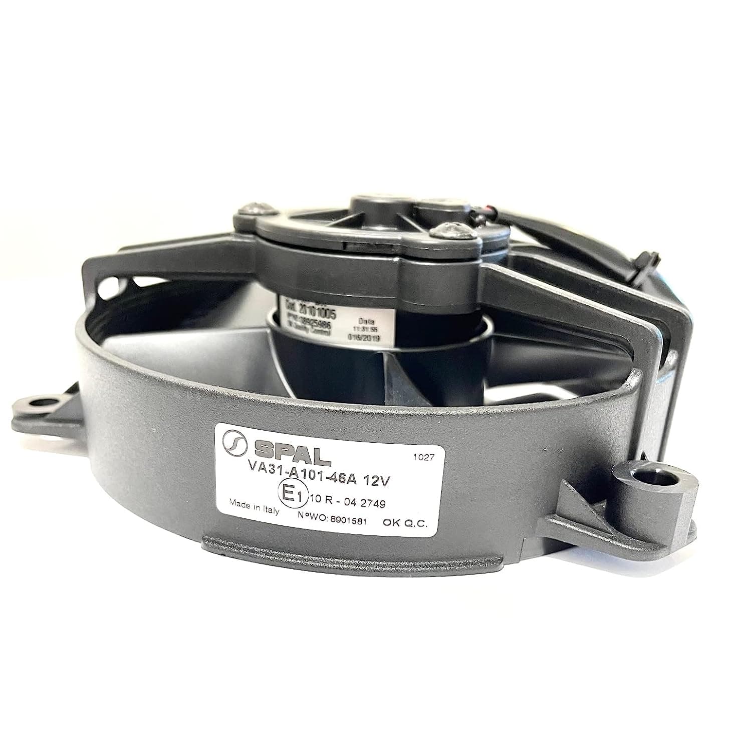 SPAL 5.2" SPAL Fan - 30103059 5.2" 12 Volt Puller Fan Sealed High Performance Straight Blade 342 cfm VA31-A101/46A with Weatherpack Sealed Connector SPAL Fan - 30103059 5.2" 12 Volt Puller Fan 