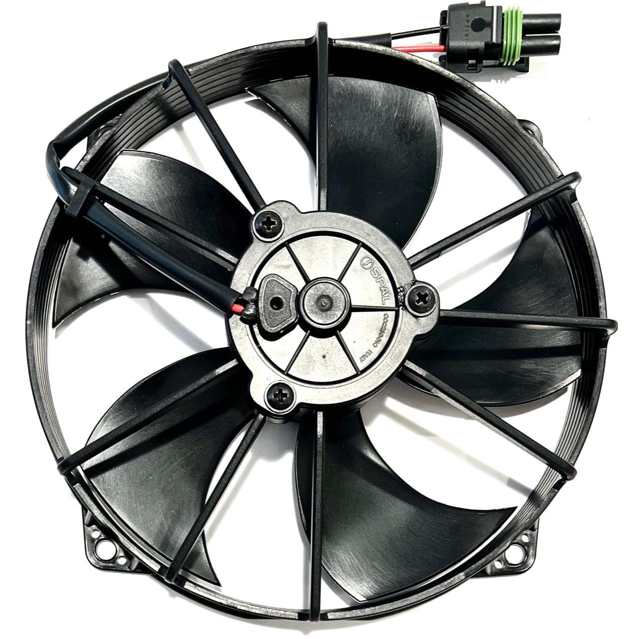 SPAL 7.2" SPAL Fan - 30103131 7.2" 12 Volt Puller Radiator Condenser Fan High Performance Curved Blade 398 cfm VA75-A101-90A 12V - Replacement for Polaris 2413007 for ATV Motorcycle etc. SPAL Fan - 30103131 7.2" 12 Volt Puller Fan 398 cfm 