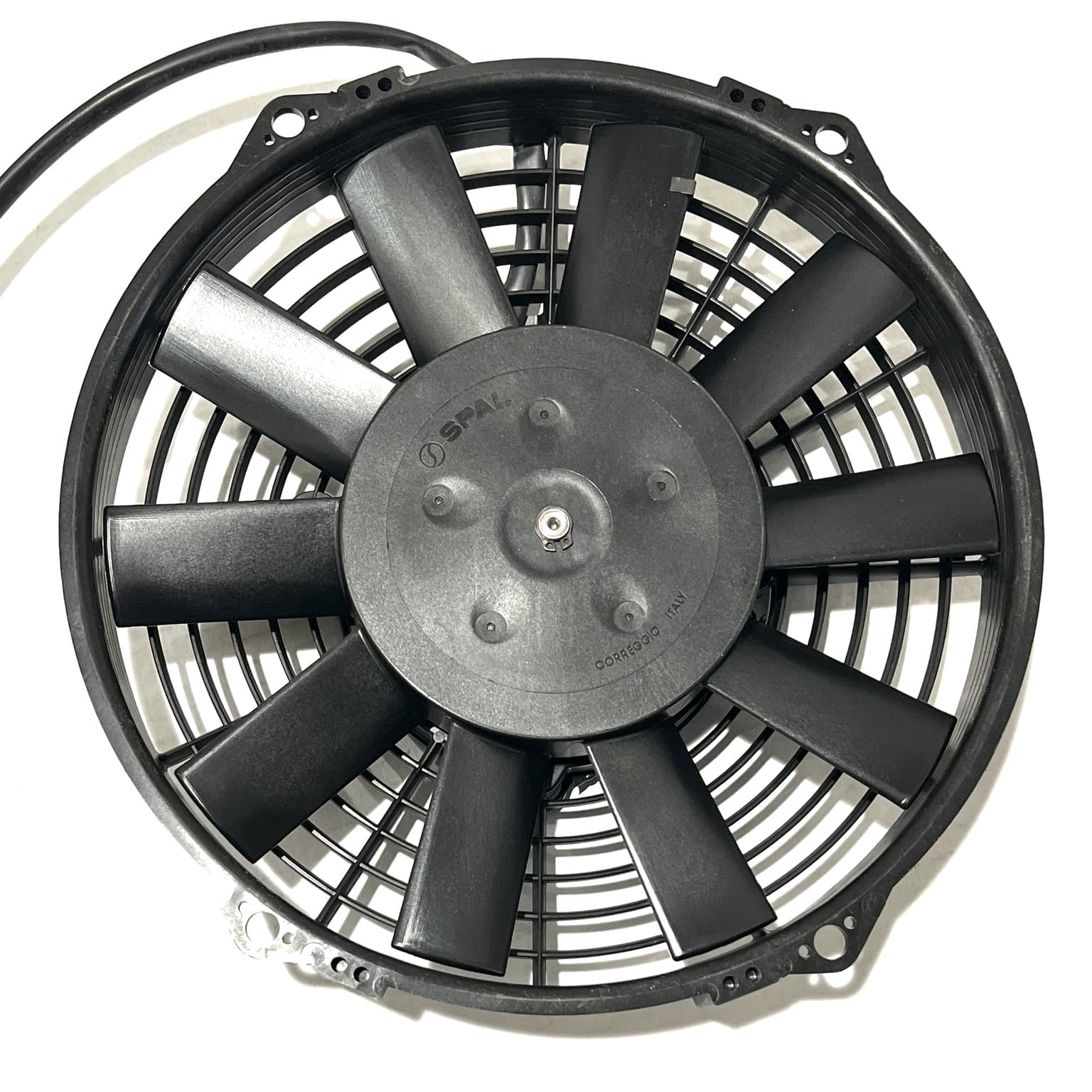 SPAL 9" SPAL Fan - 30100344 9" 24 Volt Puller Fan Straight Blade 543 cfm VA07-BP7/C-31A 24V Truck Air 06-3499, MEI 3499 SPAL Fan - 30100344 9" VA07-BP7/C-31A 24V Truck Air 06-3499, MEI 3499