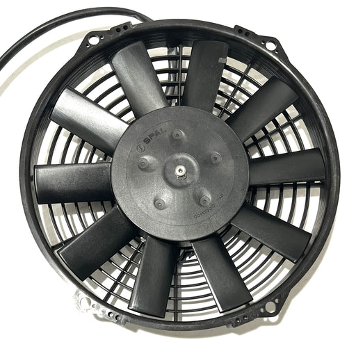 SPAL 9" SPAL Fan - 30100344 9" 24 Volt Puller Fan Straight Blade 543 cfm VA07-BP7/C-31A 24V Truck Air 06-3499, MEI 3499 SPAL Fan - 30100344 9" VA07-BP7/C-31A 24V Truck Air 06-3499, MEI 3499