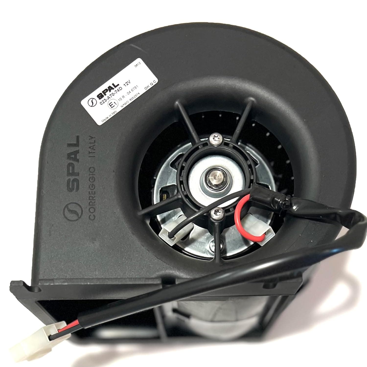 SPAL Blower SPAL 30003542 Single Wheel Centrifugal Blower 12 Volt – High-Performance HVAC/Rear-Air Circulation Unit (023-A70-74D 12V) 335 CFM SPAL-30003542