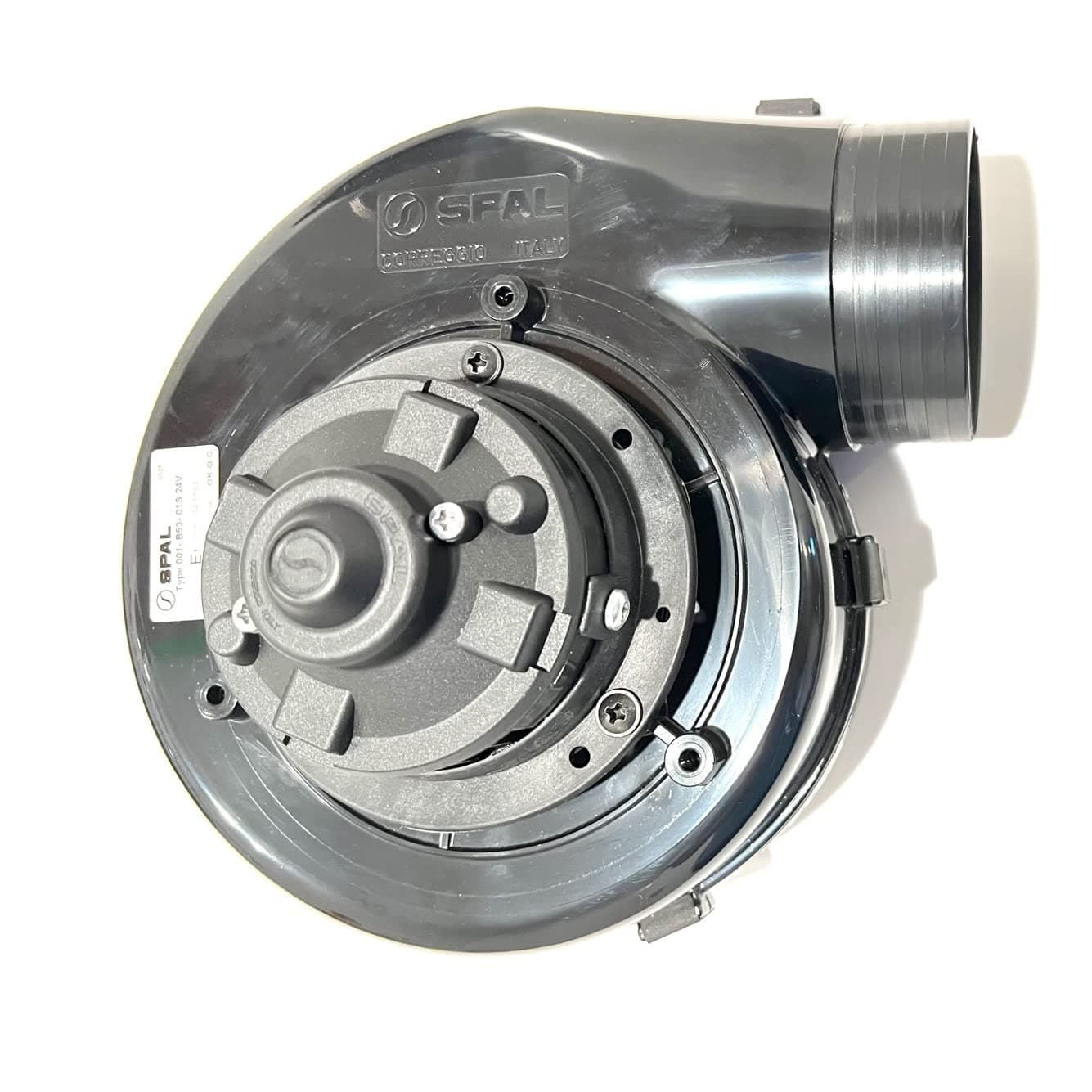 SPAL Blower SPAL Fan - 30000301 24 Volt Single Wheel Blower Fan Long Life 218 CFM, p/n 001-B53-01S SPAL Fan - 30000301 24 Volt Single Wheel Blower Fan
