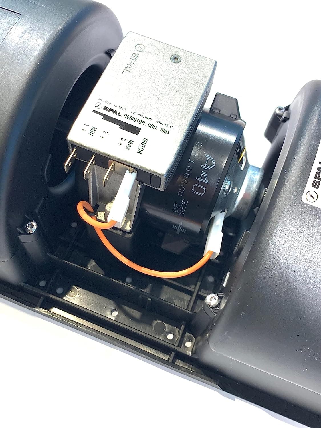 SPAL Blower SPAL Fan - 30006707 12 Volt Dual Wheel Centrifugal Blower Fan 017-A40-22 RA3VCV SPAL Fan - 30006707 12 Volt Dual Wheel Centrifugal Blower