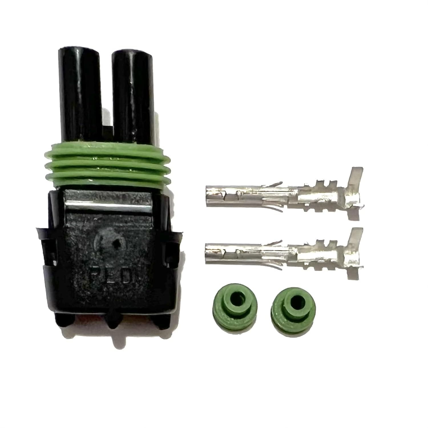 SPAL Connector Kit Aptiv 12015792 Housing with Terminals & seals Vehicle Side to Mate with Fans and Other Devices for 16-14 AWG Wire Connector Kit Connector Kit - Aptiv 12015792 Housing with Terminals & seals 