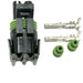 SPAL Connector Kit Aptiv 12015792 Housing with Terminals & seals Vehicle Side to Mate with Fans and Other Devices for 16-14 AWG Wire Connector Kit Connector Kit - Aptiv 12015792 Housing with Terminals & seals 