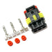SPAL Connector Kit TE Conn Female Housing 282087-1 with Terminals & seals Vehicle Side to Mate with Fans and Other Devices for 16-14 AWG Wire Connector Kit TE 282087-1 Housing with Terminals & seals Connector Kit 