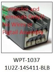 WPT-1037 WPT1037 and Ford WPT-1037 WPT1037 1U2Z-14S411-BLB 1U2Z14S411BLB Connector Kit | FEMALE Mate to WPT-1175 WPT1175