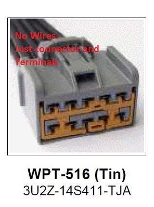 WPT-516 WPT516 / 3U2Z-14S411-TJA Connector Kit - Housing Unit and Terminal for 10 Position Female System