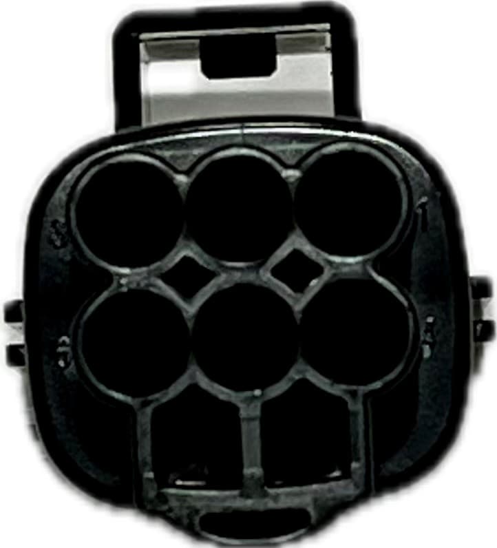 Yazaki Wire Harness and Connectors Yazaki 7282-5553-10 7282555310 6 Position Sealed Male Connector Housing Unit Yazaki 7282-5553-10 6 Position Sealed Male Connector 