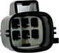 Yazaki Wire Harness and Connectors Yazaki 7282-5553-30 7282555330 6 Position Sealed Male Connector Housing Unit Yazaki 7282-5553-30 6 Position Sealed Male Connector 