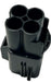 Yazaki Wire Harness and Connectors Yazaki 7282-5595-10 7282559510 4 Position Sealed Male Connector Housing Unit Yazaki 7282-5595-10 4 Position Sealed Male Connector 