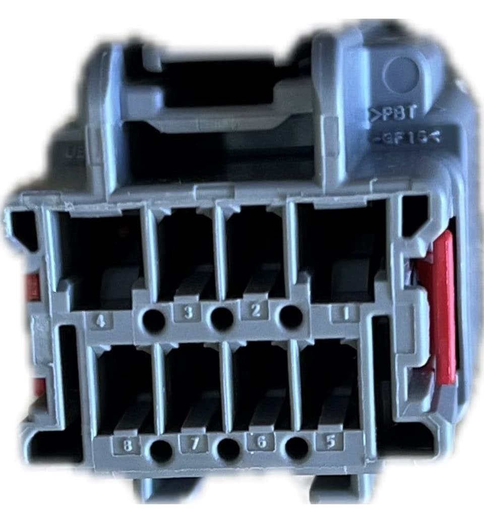 Yazaki 7282-6448-40 8 Position Male Hybrid Connector