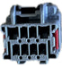 Yazaki Wire Harness and Connectors Yazaki 7282-6448-40 7282644840 8 Position Male Hybrid Connector Housing Unit Yazaki 7282-6448-40 8 Position Male Hybrid Connector 