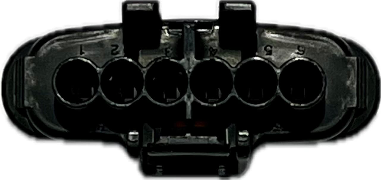 Yazaki Wire Harness and Connectors Yazaki 7283-1968-30 7283196830 6 Position Female Connector Housing Unit Yazaki 7283-1968-30 6 Position Female Connector 