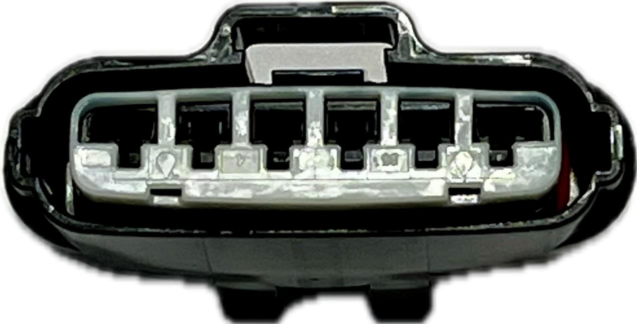 Yazaki Wire Harness and Connectors Yazaki 7283-1968-30 7283196830 6 Position Female Connector Housing Unit Yazaki 7283-1968-30 6 Position Female Connector 