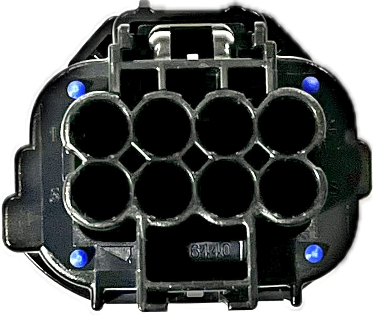 Yazaki Wire Harness and Connectors Yazaki 7283-6440-30 7283644030 8 Position Female Connector Housing Unit Yazaki 7283-6440-30 8 Position Female Connector 