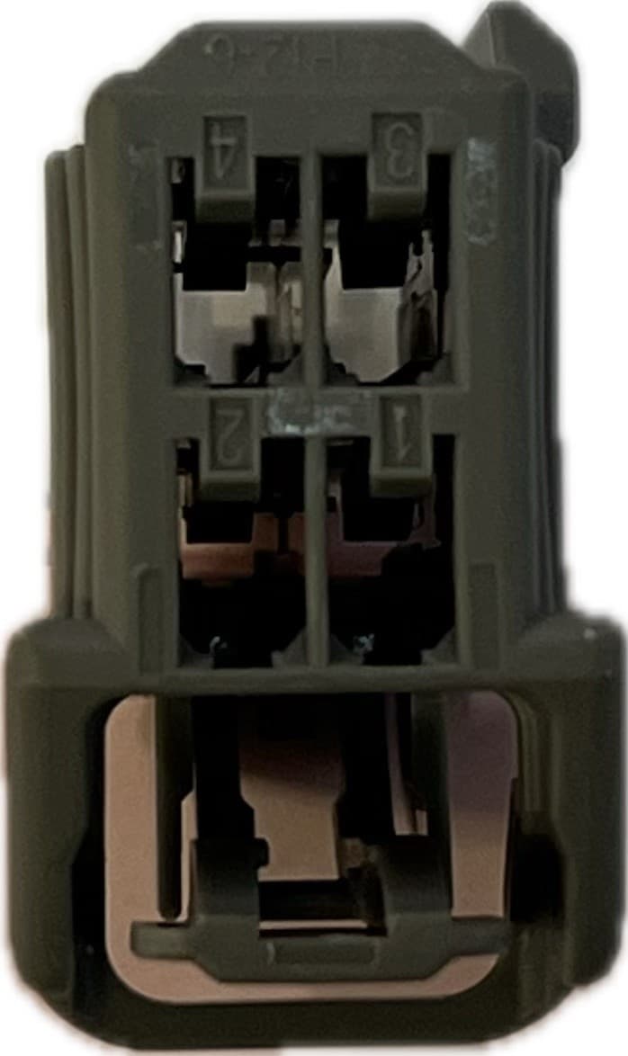 Yazaki Wire Harness and Connectors Yazaki 7283-6449-40 7283644940 4 Position Female Connector Housing Unit Yazaki 7283-6449-40 4 Position Female Connector 
