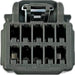 Yazaki Wire Harness and Connectors Yazaki 7283-6455-40 7283645540 10 Position Female Unsealed Connector Housing Unit Yazaki 7283-6455-40 10 Position Female Connector Housing