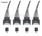 EDS Pigtail Harness 4 PACK!! 90980-11885 9098011885 Ignition Coil Plug Connector F for Camry Corolla Highlander TC XB Vibe Prizm etc Pigtail Harnesses 90980-11885 Pigtail Harnesses - Ignition Coil Plug - 2 Pack!
